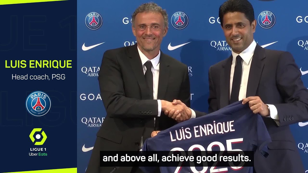 Luis Enrique named as Paris Saint-Germain's new manager