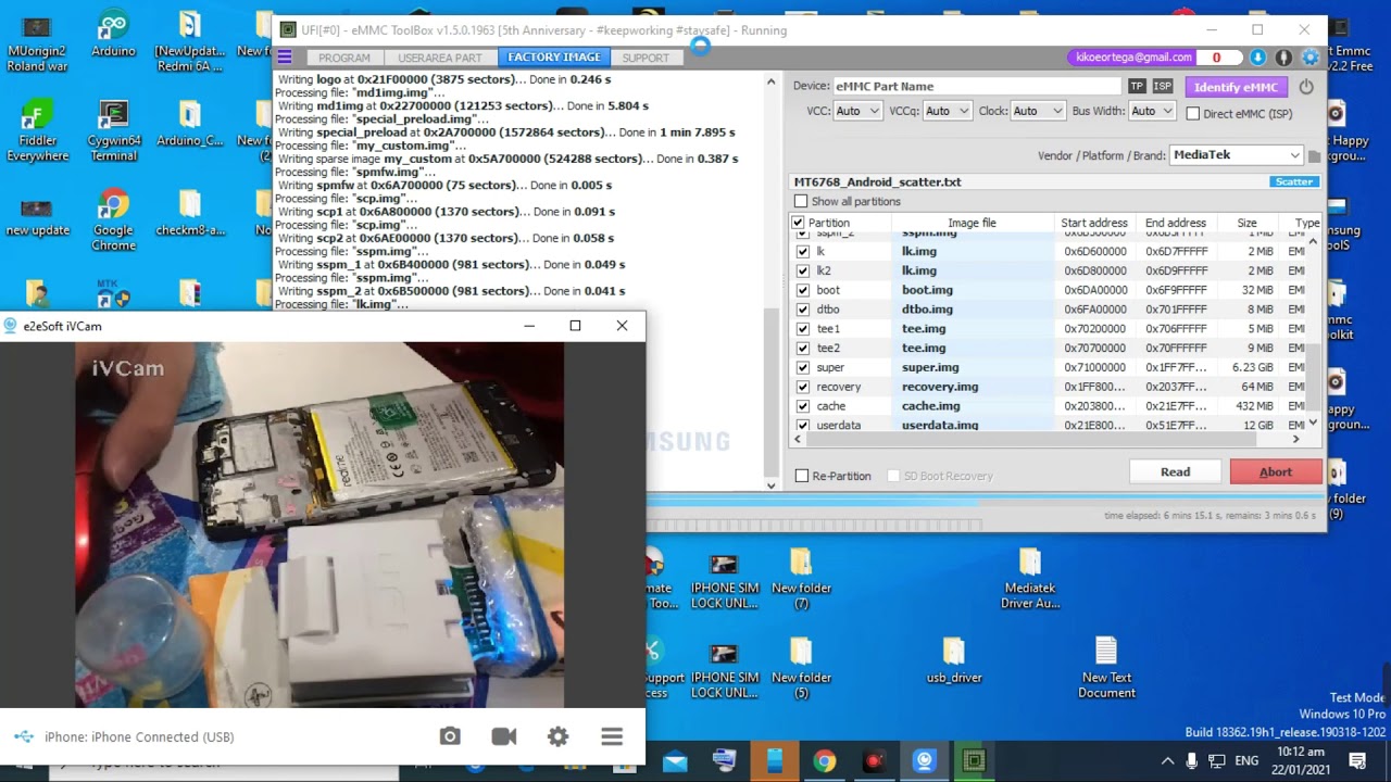 Realme C3 Flash File Realme c3 direct emmc flash By Ufi Box - YouTube