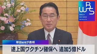 途上国ワクチン確保へ 追加５億ドル 岸田総理が表明【WBS】（2022年4月8日）