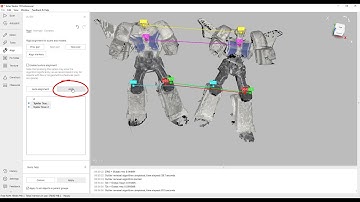 Align the scan in Artec Studio 15