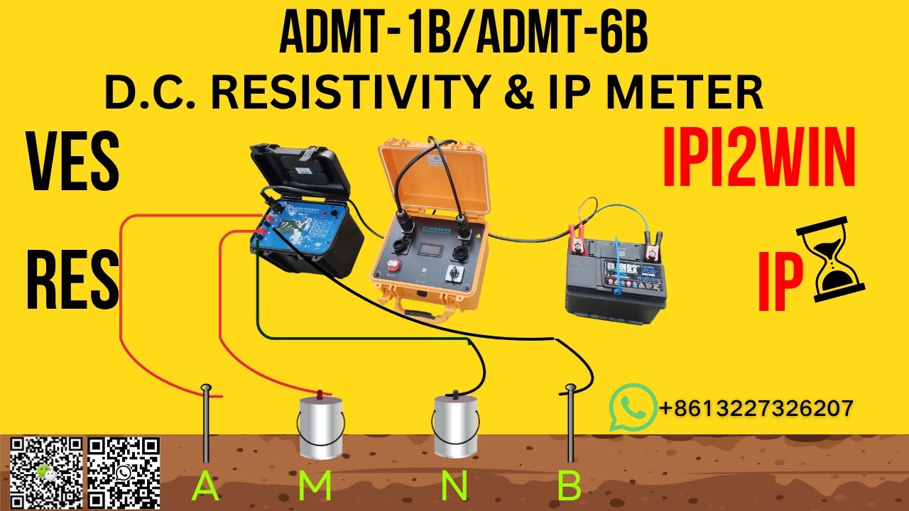 ADMT-6B DC Resistivity &IP Meter Multi-Function Electrical Resistivity ...