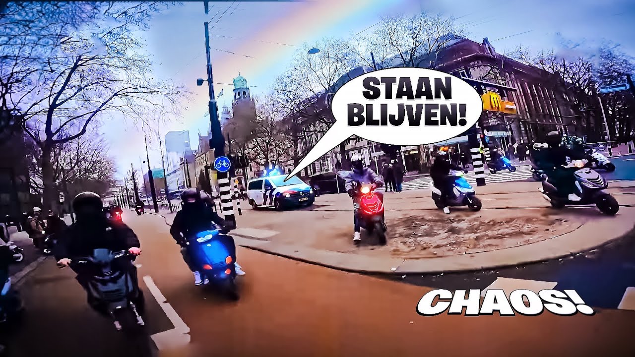 CHAOS RIDE OUT ROTTERDAM EN POLITIE ACHTERVOLGING! (part 2) #9 | ErraVlogs