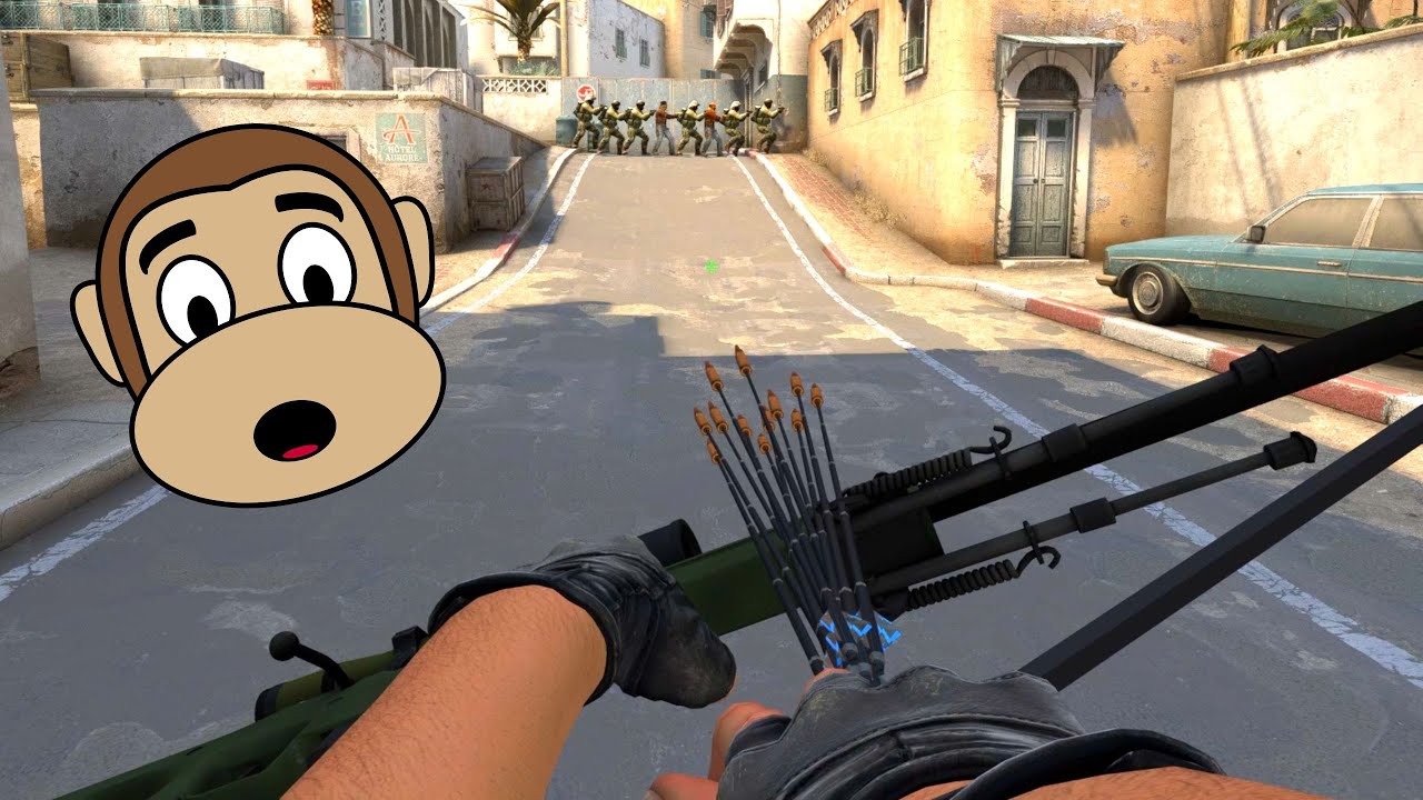 AWP bow in CS GO Easy weapon - YouTube