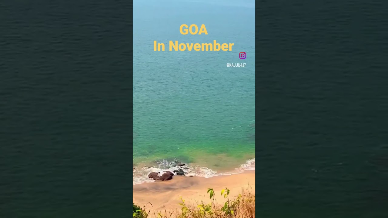 Goa in November 
