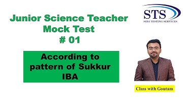 Junior science teacher mock test 1 | Junior science teacher preparation