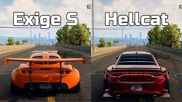 NFS Unbound: Lotus Exige S vs Dodge Charger SRT Hellcat - WHICH IS FASTEST (Drag Race)
