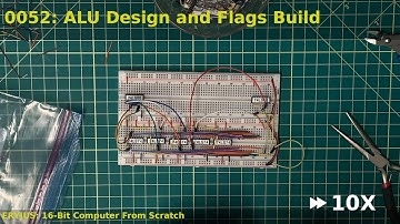 0052: ALU Design & Flags Registers Build | 16-Bit Computer From Scratch