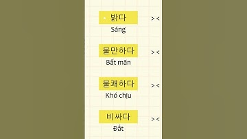 Các cặp từ trái nghĩa thường gặp trong Tiếng Hàn #shorts #tienghanhara #tienghan #tuhoctienghan
