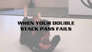 BJJ Guard Pass: When the Double Stack Pass Fails