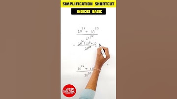 Simplification Best Shortcut  | Indices Basic Trick #shorts #mathstrick #trending
