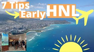 7 Tips for your EARLY MORNING Honolulu flight | TRAVEL TIPS | OAHU