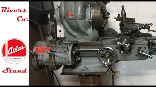 Welcome to part 2 where I turn this 4” ¼” wall steel tubing and 3/8" plate scrap into a lathe stand for my Atlas Quick Change 54 ...