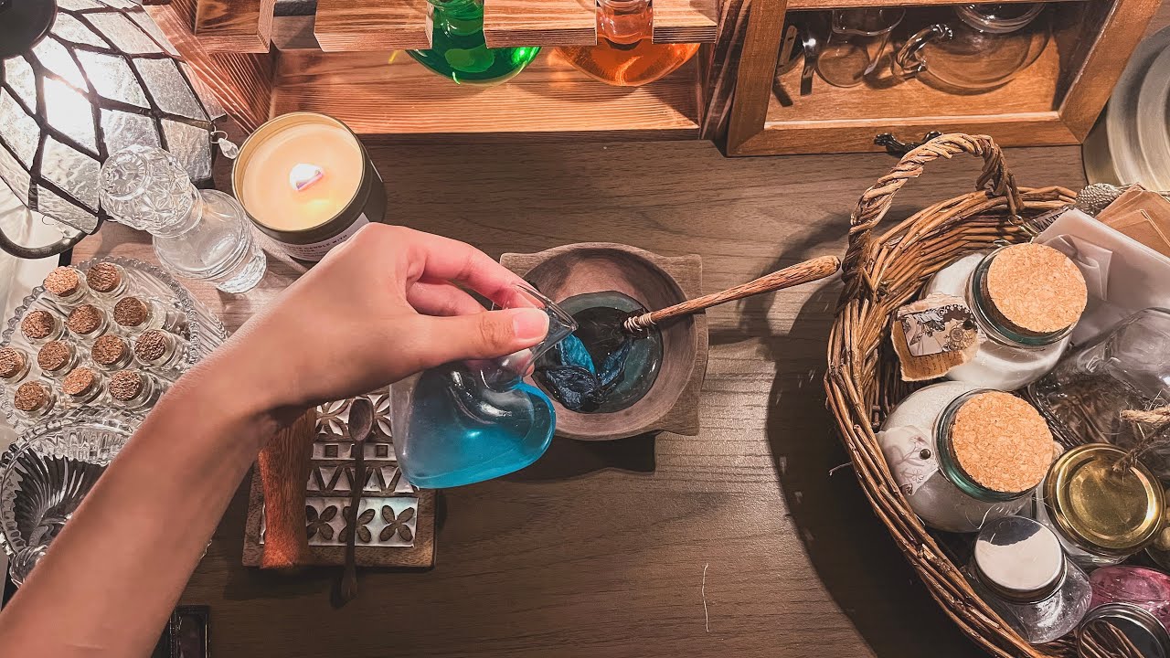 【途中広告なし｜作業用BGM】静かなポーション調合｜1 Hour Relaxing Potion ASMR（No Ads）