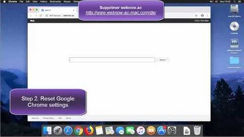 Supprimer weknow.ac - We know MAC Virus