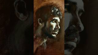 Часть 1. &quot;Портрет акрилом: Первые шаги и брутальный мужчина&quot;  #art #drawing #painting