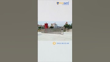 PCG GATE Lắp Đặt Cổng Xếp Inox Dài 12m Cho Anh Khách Hải Phòng #pcggate #tintuc #congxep #nhadep