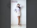 エレガントなオフィスルックスタイル korean model in elegant office look style