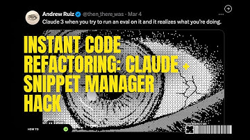 Instant Code Refactoring: Claude + Snippet Manager Hack (Dev Tutorial)