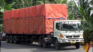 JOSS..!!! TRUCK TRAILER HINO QUESTER, TRUK GANDENGAN TRONTON FUSO FIGHTER, ISUZU GIGA TIKUNGAN TIMEZ