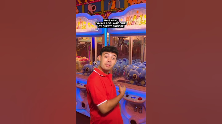 HAI 8 ANNI vai alla SALAGIOCHI e c'è QUESTO SIGNORE - Gabriele Vagnato