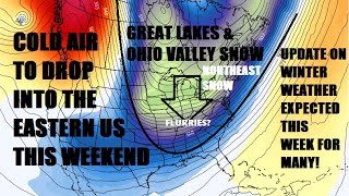 Wintry pattern continues to settle in. Big snow possible! Below average temps!