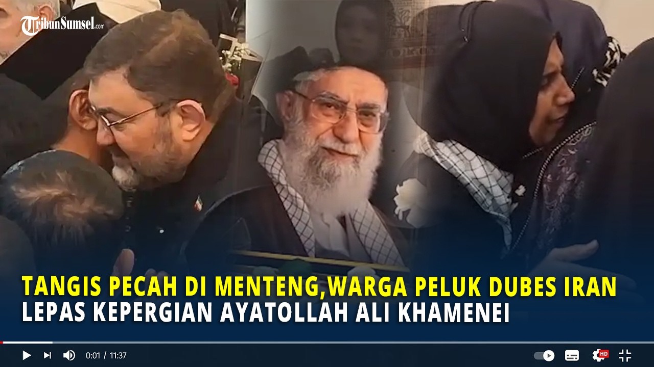 Tangis Pecah di Menteng: Ratapan Duka Warga Peluk Dubes Iran Lepas Kepergian Ayatollah Ali Khamenei
