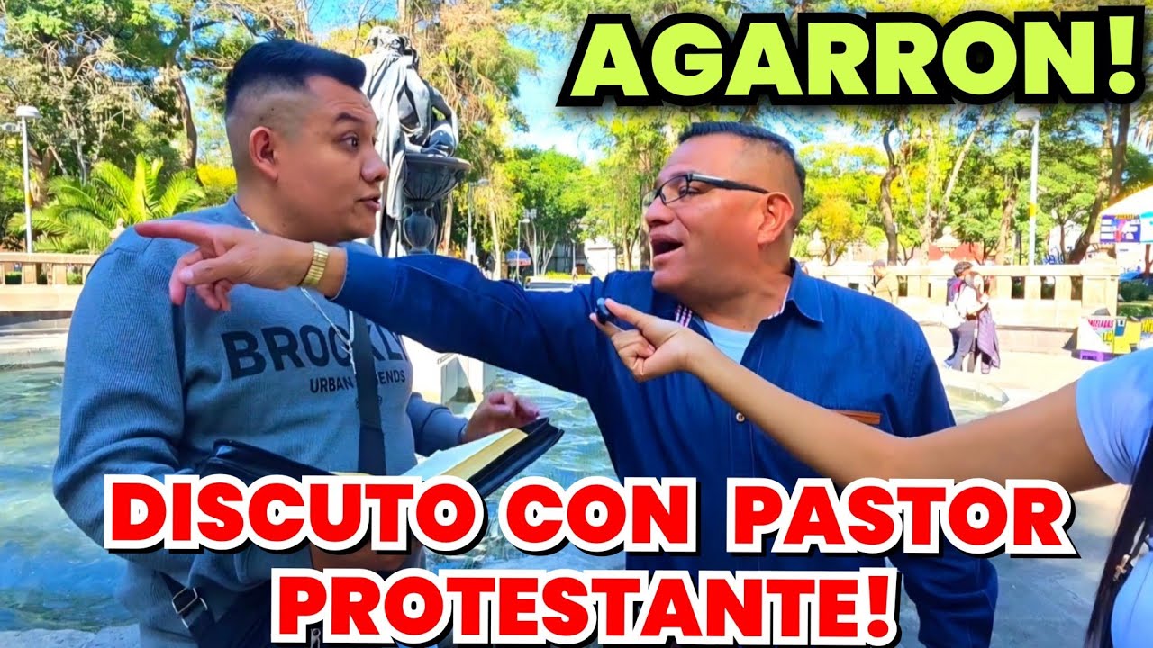 🚨Discuto con Pastor protestante en la calle y TERMINO MAL !😡🥶