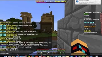 Fly Hacker In Mineplex Lobby