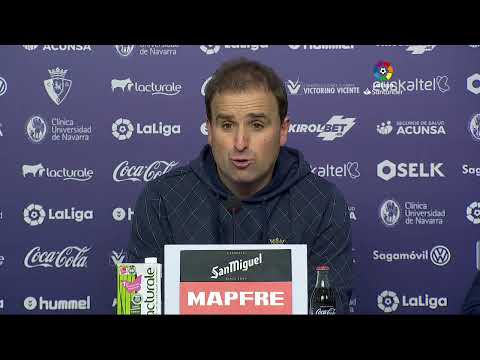 Rueda de prensa C.A. Osasuna vs Granada CF - Rueda de prensa C.A. Osasuna vs Granada CF