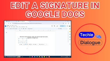 How to Edit a Signature in Google Docs
