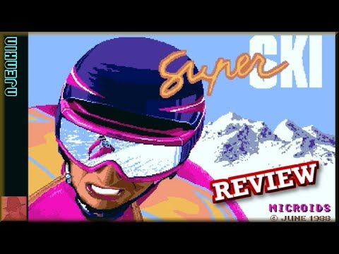 AMIGA : Super Ski / Downhill Challenge - with Commentary !!