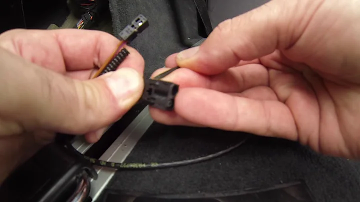 BMW X5 E70 optic cable looping