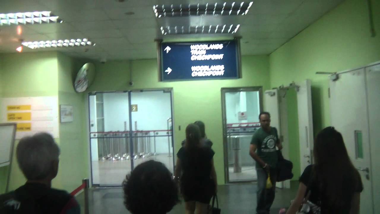 우드랜드 기차역 Woodlands CIQ Entry YouTube