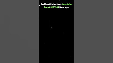 ExoMars Orbiter Spots Interstellar Comet 3I/ATLAS Near Mars