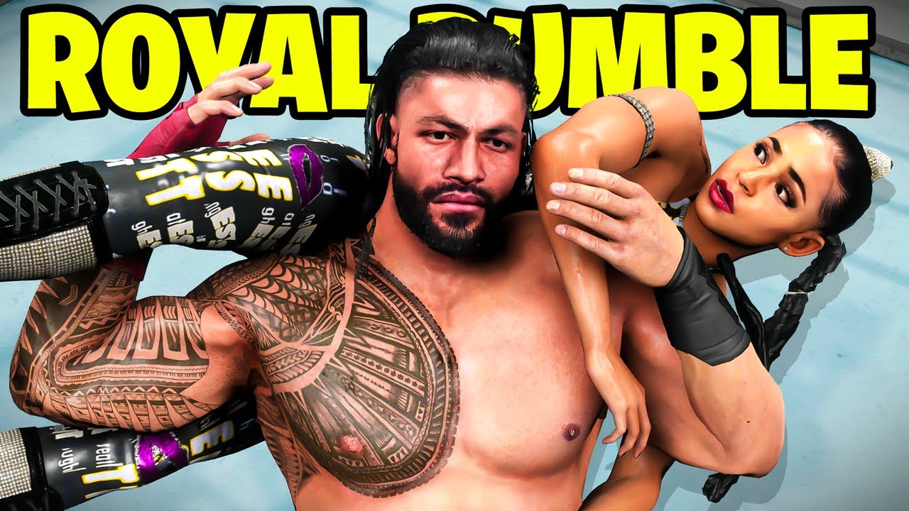 WWE 2K19 Royal Rumble But It's Men vs Women!