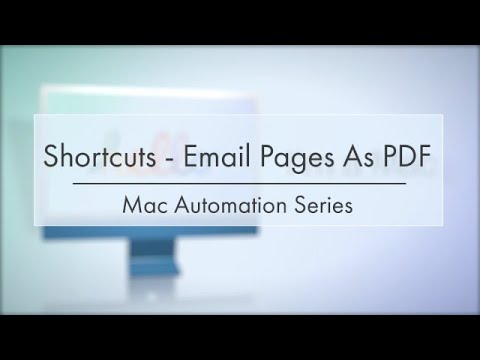 Email Pages Document as PDF using Apple Shortcuts