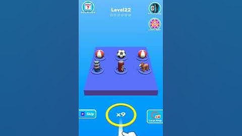 Lucky Toss 3D level 22 Walkthrough solution