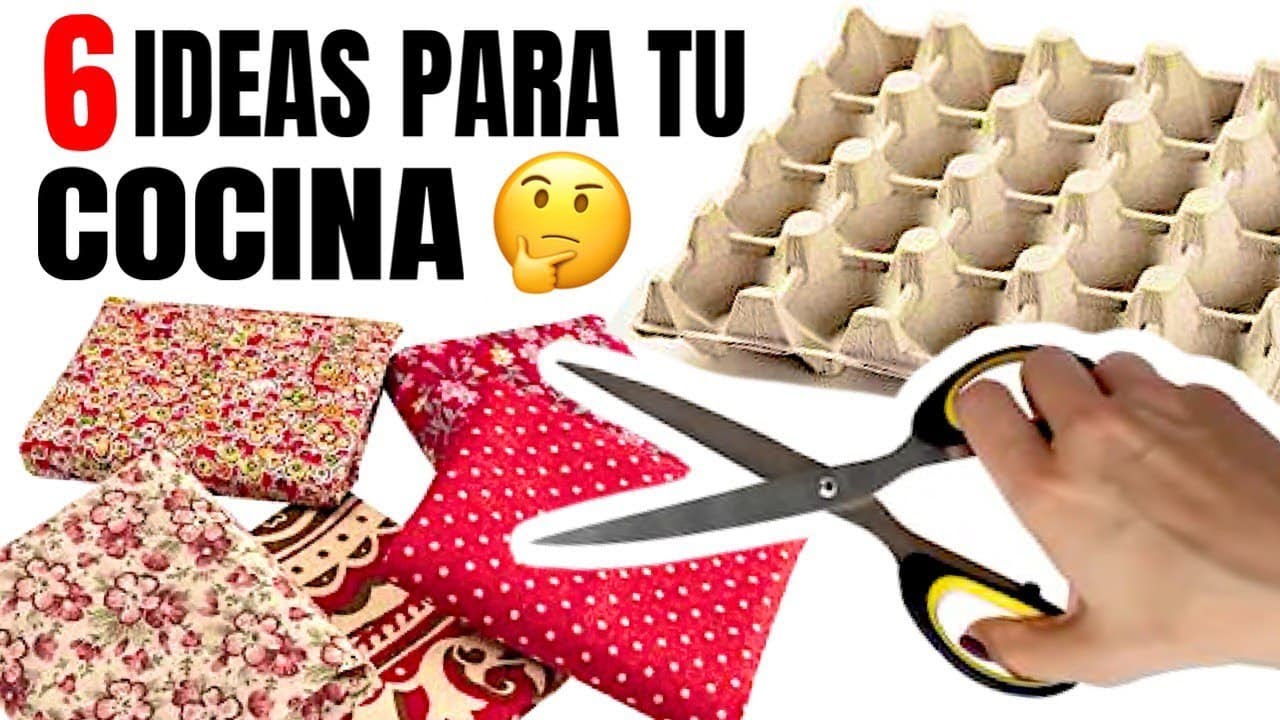6 😱 MANUALIDADES PARA TU COCINA - IDEAS ECONÓMICAS - YouTube