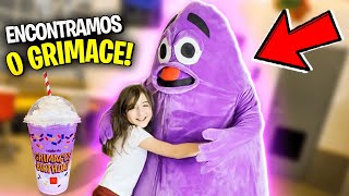 ENCONTRAMOS o GRIMACE de VERDADE na VIDA REAL no MC DONALDS! GRIMACE na VIDA REAL! Pai Também Vloga