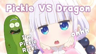 Kanna finds Pickle Rick!! - [Rick and Morty + Kobayashi-san Chi no Maid Dragon]