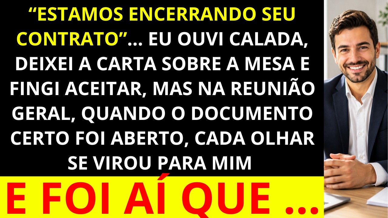Às 9:07 de uma quinta-feira, a carta de despedimento estava em cima da minha secretária. Li-a três vezes, com aquela calma estranha de quem já sabe o que vem a seguir. Sandra Web, a diretora de...