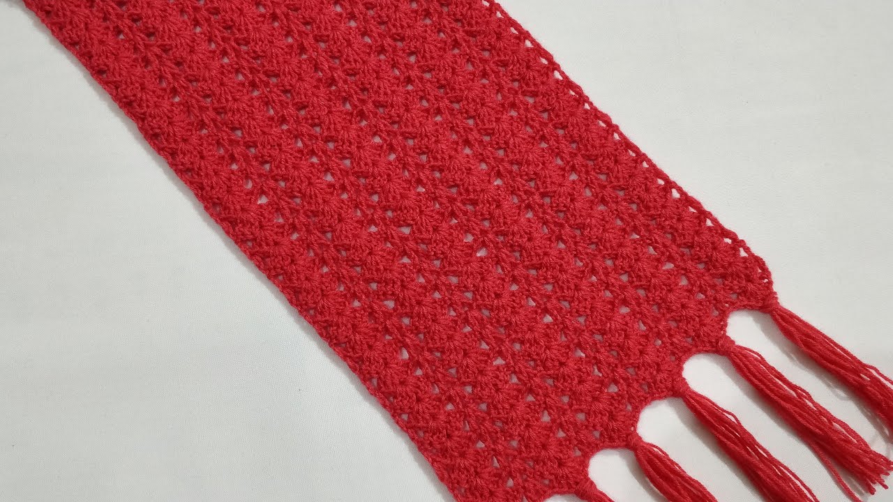 Crochet Muffler / Scarf || Crochet Shawl || क्रोशिये का मफलर / स्कार्फ़ बनाएं || शाल बनाएं