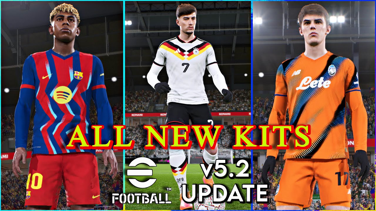 eFootball 2026 v5.2 ALL NEW KITS UPDATE 😍 | Best Jersey in