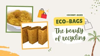 DIY: How to Make Tapestry Bag out of Coconut Waste?