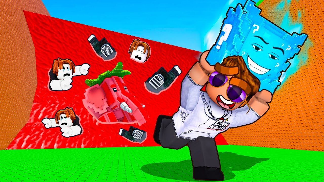 Brugte 9.786 ROBUX På LUCKY BLOCKS i Roblox Escape Tsunami For Brainrots!