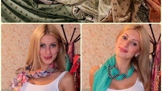 Как просто и красиво завязать шарфы!)(Спасибо за ваши лайки!) Они очень подбадривают***) Всем привет! В этом видео я покажу различные способы завяз..., 2013-03-25T08:10:37.000Z)