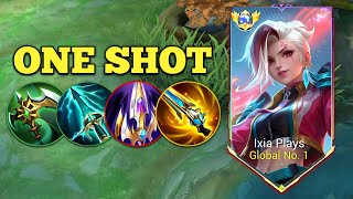 IXIA SOLO RANK!! BEST EMBLEM AND BUILD REVEALED!! | IXIA SOLO RANK BEST BUILD 2026 - MLBB screenshot 3