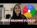 RANDOM Spinner Wheel Chooses What I Read 📚 series reading vlog 05