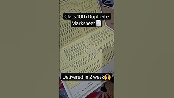 Class 10th duplicate marksheet📄 #class10 #marksheet #class12 #cbseboard #boardexam #shorts
