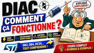 Comment Fonctionne Le Diac Triac Db3 Db4 Dc34 Trigger Diode Le Datasheet